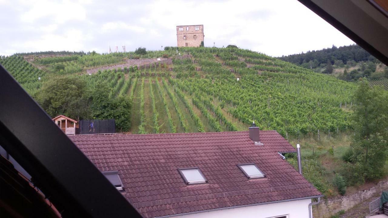 Giebelzimmer Mit Weinbergblick Stetten  Exterior foto